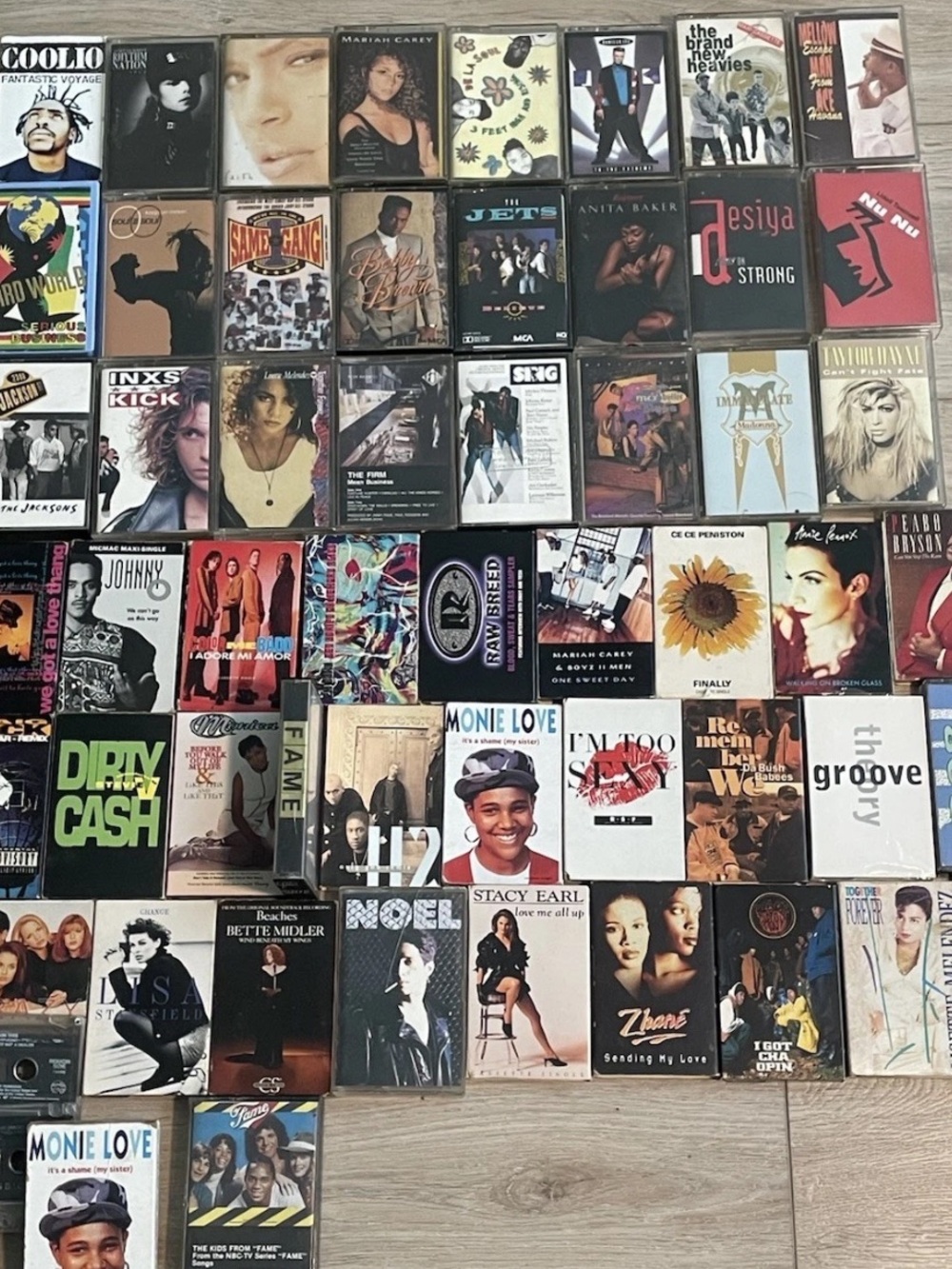80’s 90’s Cassette, Casingle Tap Lot 50 + Hip Hop, Dance, Freestyle, R&B